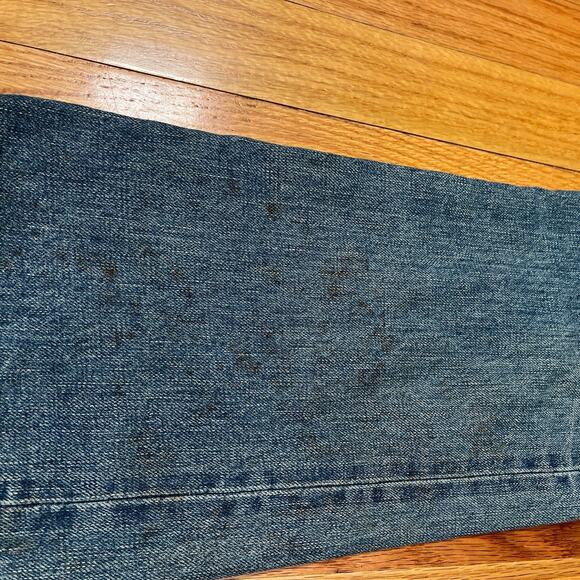 RRL Ralph Lauren Sanforized Denim Jeans Pants 28x30 Flared Leg Opening Double RL - Picture 11 of 12